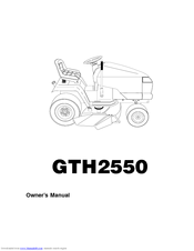 Husqvarna GTH2550 Owner's Manual