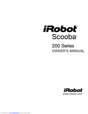 Irobot Scooba 200 Series Owner's Manual