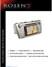 Rosen Honda Civic Navigation Quick Start Manual