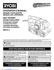 Ryobi BE318-2 Operator's Manual