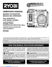 Ryobi TEK4 Durashot RP4200 Operator's Manual