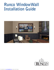 Runco WindowWall Installation Manual