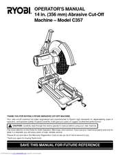 Ryobi C357 Operator's Manual