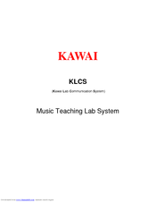 Kawai KLCS Manual