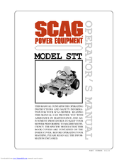 Scag Power Equipment SMT-52A Operator's Manual