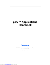 Qualcomm pdQ 800 Handbook