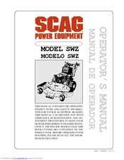 Scag Power Equipment SWZ52A-17KA Operator's Manual