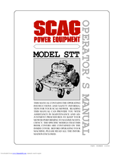 Scag Power Equipment STT52A-22KA Operator's Manual