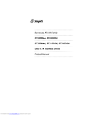 Seagate Barracuda ST330620A Product Manual