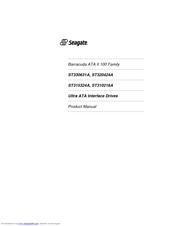 Seagate ST315324A Product Manual