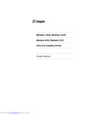 Seagate Medalist 13640 Product Manual