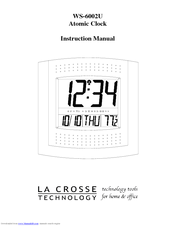 La Crosse Technology WS-6002U Instruction Manual