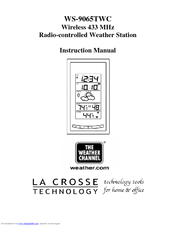 La Crosse Technology WS-9065TWC Instruction Manual