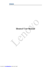 Lenovo Ideatool User Manual