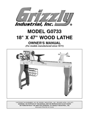 Grizzly G0733 Owner's Manual