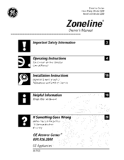 GE Zoneline 3200 Owner's Manual