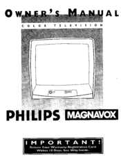 Philips/Magnavox PR1917 Owner's Manual