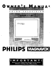 Philips/Magnavox TP2780 Owner's Manual