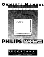 Philips/Magnavox MX3290 Owner's Manual
