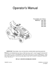 MTD 682 Operator's Manual