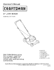 Craftsman 247.37000 Operator's Manual