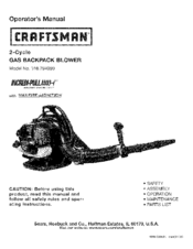 Craftsman 316.794990 Operator's Manual