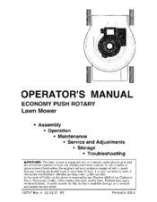 MURRAY 201012X83E Operator's Manual