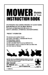 MURRAY 204210X8C Instruction Book