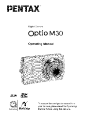 PENTAX Optio M30 Operating Manual
