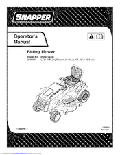 SNAPPER 2690978 LT2146 Operator's Manual