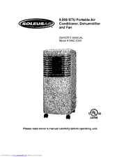Soleus Air MAC-8000 Owner's Manual