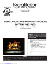 Heatilator Fi36SL Installation & Operating Instructions Manual