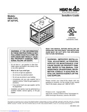 Heat & Glo LifeStyle PIER-TVFL Installer's Manual