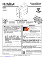 Heat & Glo Heat & Glo RED40 Owner's Manual