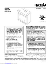 Heat & Glo 6000XLTB Installer's Manual