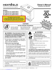 Heat & Glo SL-550TV-D Owner's Manual