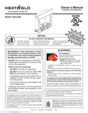 Heat & Glo SOHO24B Owner's Manual