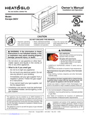 Heat & Glo Escape-36DV Owner's Manual