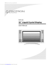 PROTRON PLTV-32 User Manual