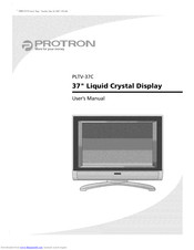 PROTRON PLTV-37C User Manual