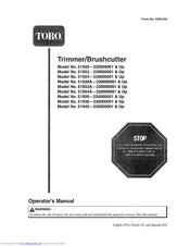 TORO 51932 Operator's Manual