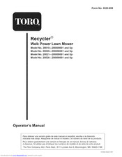 TORO Recycler 20021 Operator's Manual