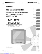 TOSHIBA MD20F52 Owner's Manual