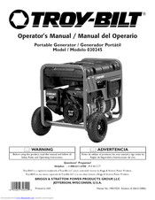 Troy-Bilt 30245 Operator's Manual