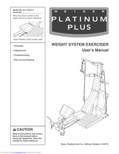 WEIDER Platinum Plus User Manual