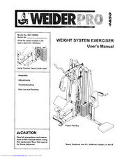 Weider PRO 4850 User Manual