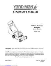 Yard-Man 449 Operator's Manual