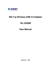 Planet WL-U356M User Manual