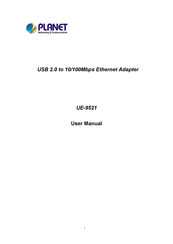 Planet UE-9521 User Manual