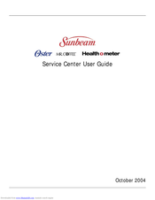 Sunbeam Service Center User Manual